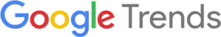Google Trends logo with transparent background.