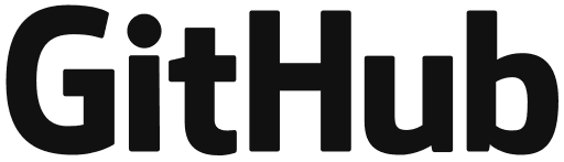 Black Github logo.