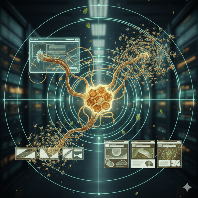 AI biophilic web design in UI.