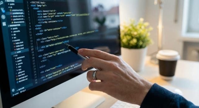 A computer screen with a step by step guide.