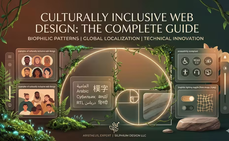 Examples of culturally inclusive web design.