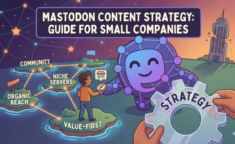 Developing a mastodon content strategy for your small business.