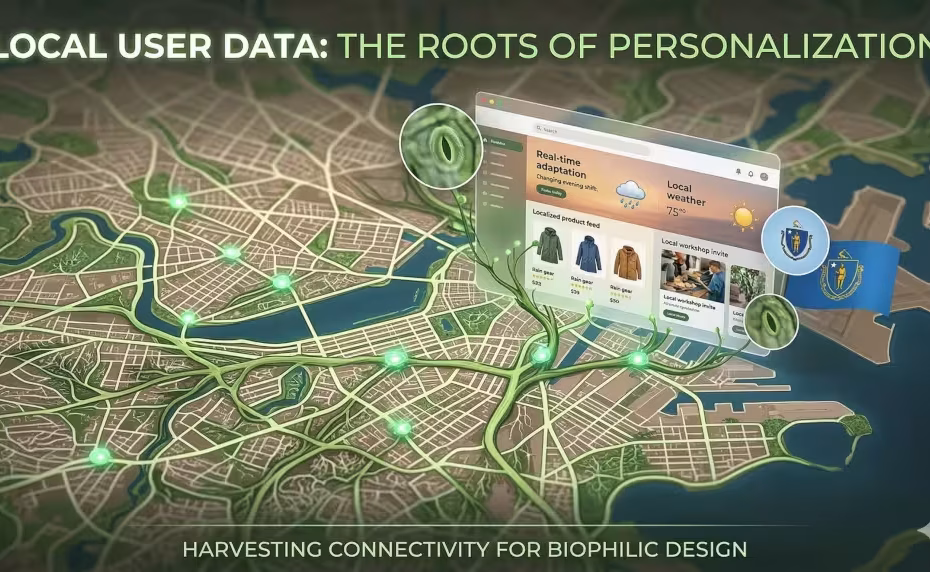 Local user data for a small business.
