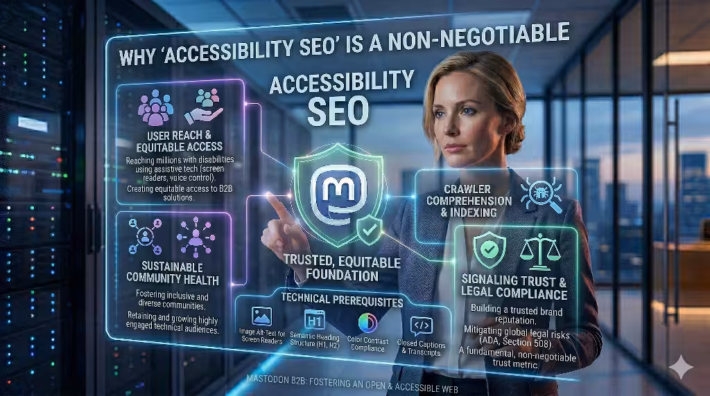 Mastodon accessiblity features.
