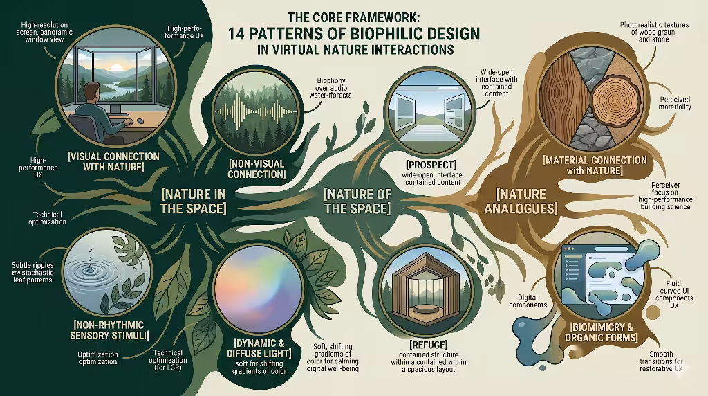 14 patterns of biophilic design.