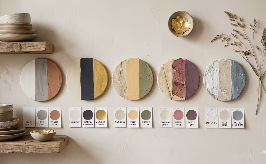 Some example palettes for a branding color scheme.