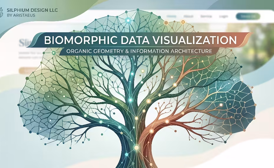 Representation of biomorphic data visualization with a tree.