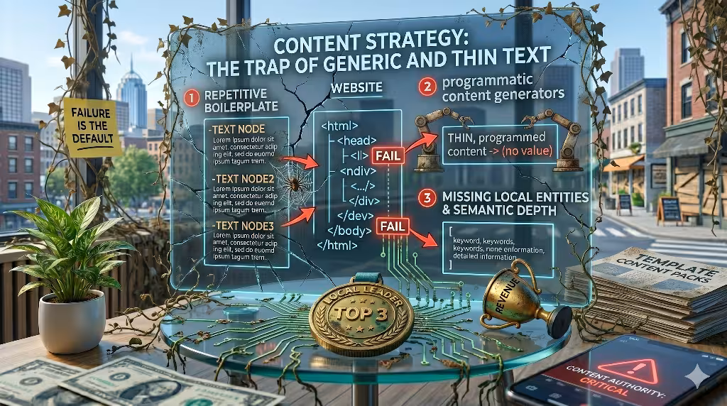 Local seo content strategy.