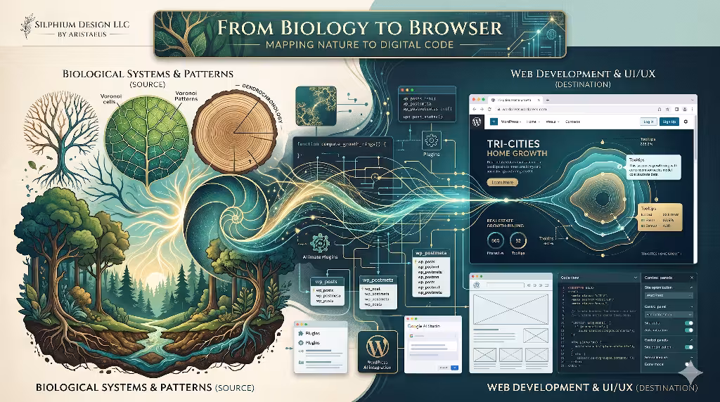 Making a biomorphic data visualization.