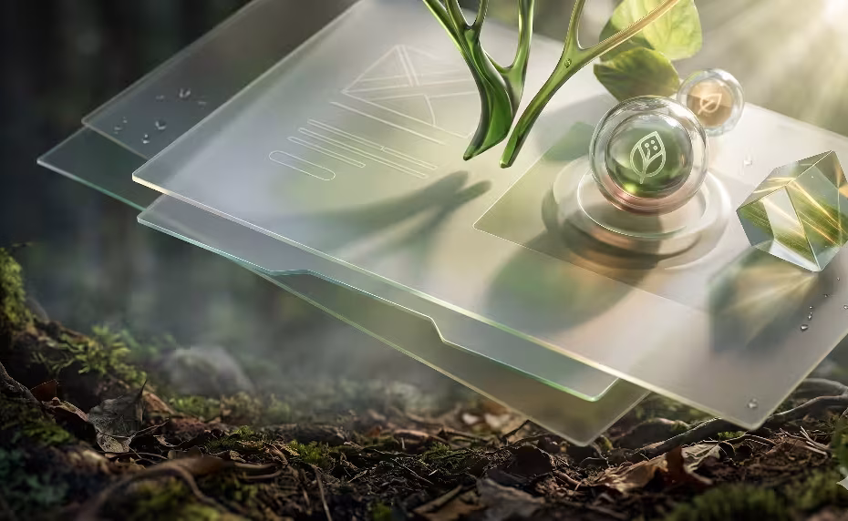 Layering in design that is inspired by nature.