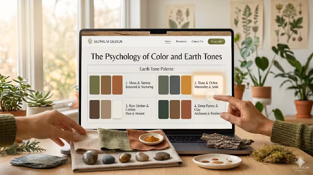 Earthy texture psychology.