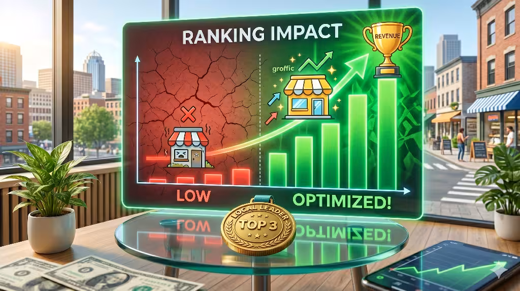 Ranking in local search.