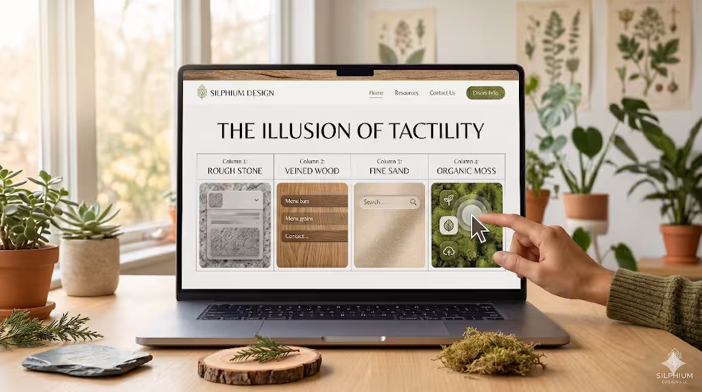 The illusion of tactility.