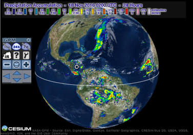 NASA website showing environmental change.