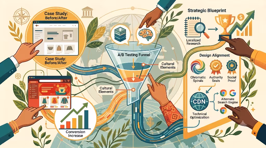 Case studies of e-commerce websites.