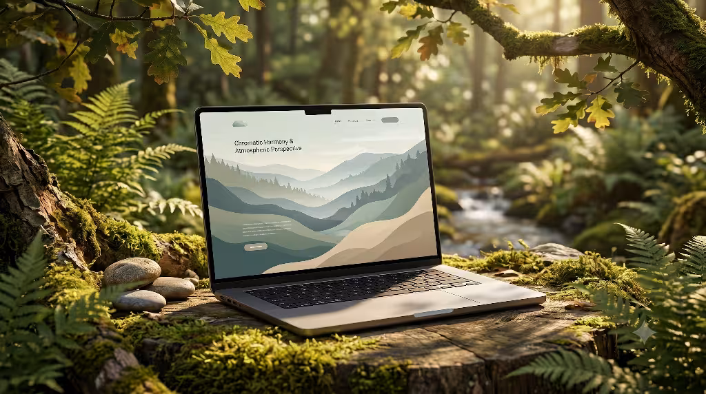 Having chromatic harmony in your web design.