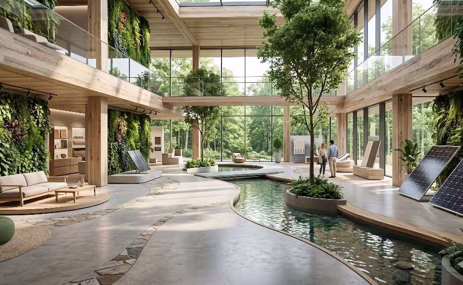 High-end Eco-friendly showrooms.