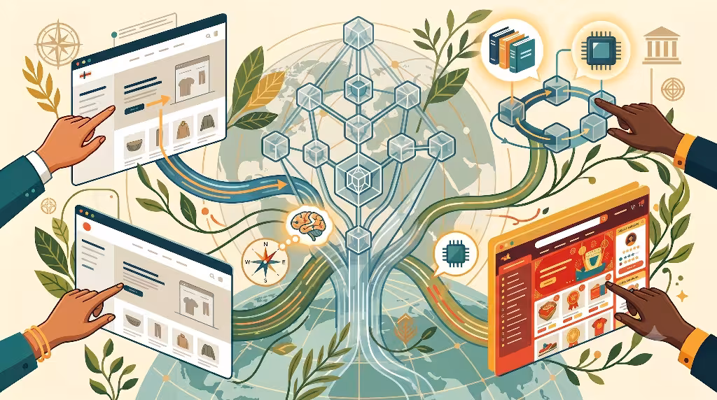 Information architecture in e-commerce.