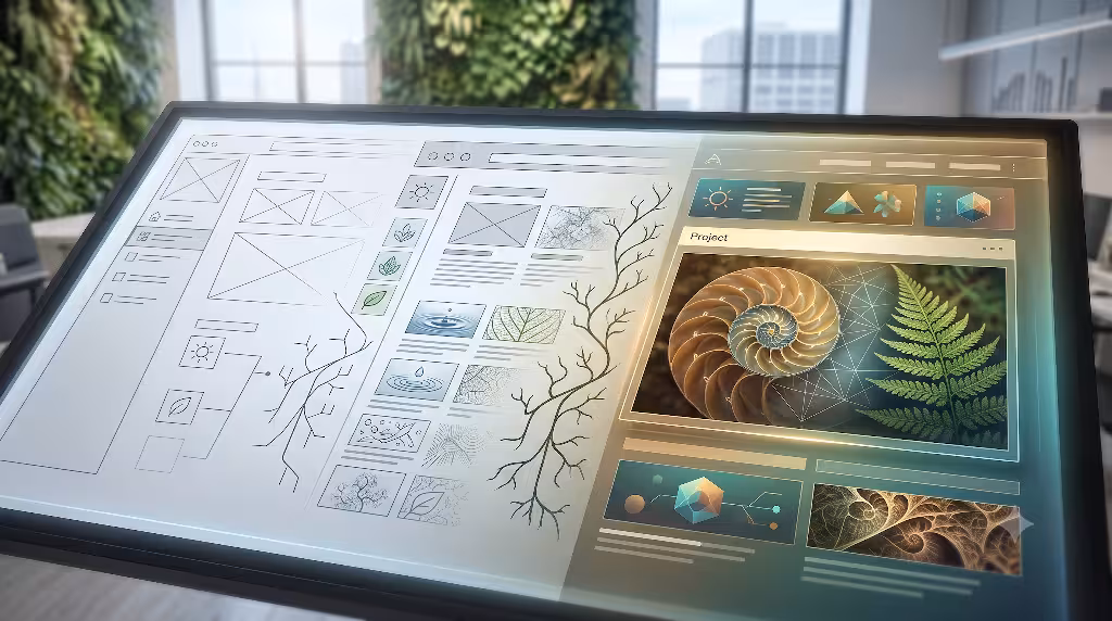 A tablet with biophilic design.