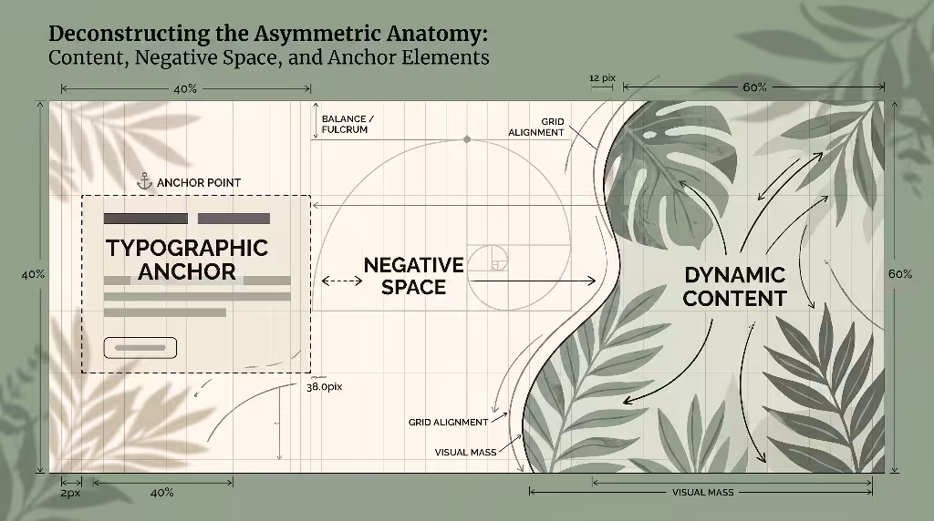 The parts of an asymmetric hero.