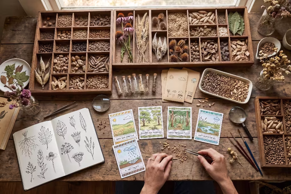 A seed catalog.