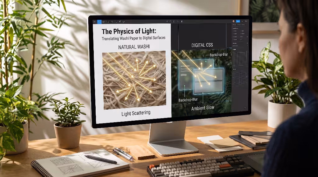 Light physics on a computer.